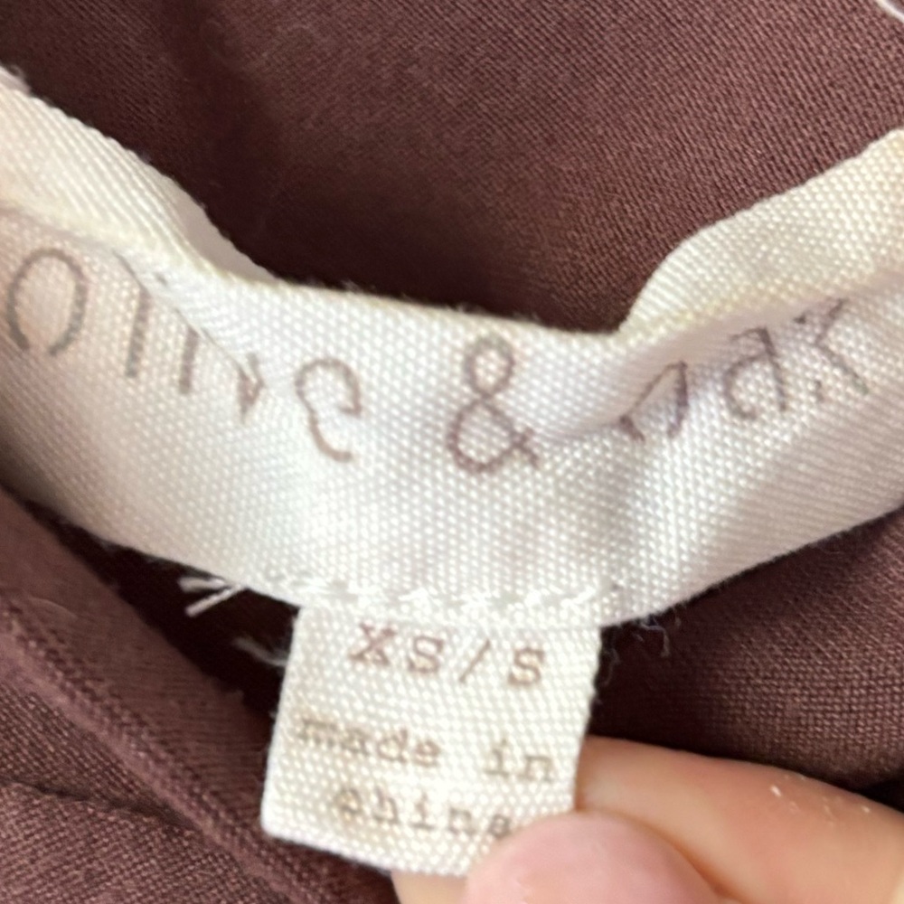 Tjmaxx Olive & Oak Sleeveless Chocolate Turtleneck Bodysuit XS/S - Picture 5 of 5
